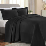 Solitaire Jacquard Matelassé Cotton Diamond Solitaire Bedspread Set