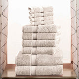 Madison Egyptian Cotton Plush Heavyweight 10 Piece Towel Set