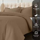 1200 Thread Count Egyptian Cotton Solid Duvet Cover Set