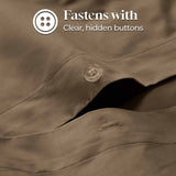 1200 Thread Count Egyptian Cotton Solid Duvet Cover Set