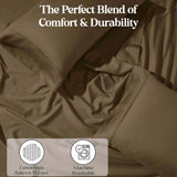 1200 Thread Count Cotton Rich Solid Deep Pocket Bed Sheet Set