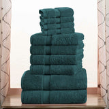 Madison Egyptian Cotton Plush Heavyweight 10 Piece Towel Set