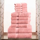 Madison Egyptian Cotton Plush Heavyweight 10 Piece Towel Set