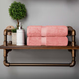 Madison Egyptian Cotton Plush Thick Absorbent Bath Towel Set of 2