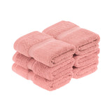 Superior Madison Egyptian Cotton Plush Face Towel Washcloth Set of 6
