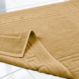Egyptian Cotton Greek Key Infinity Border Bath Mat Set of 2