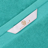 Basketweave Jacquard and Solid 6 Piece Egyptian Cotton Towel Set