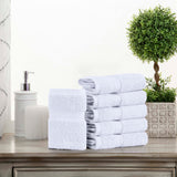 Superior Madison Egyptian Cotton Plush Face Towel Washcloth Set of 6