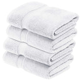 Egyptian Cotton Plush Heavyweight Bath Towel Set of 4