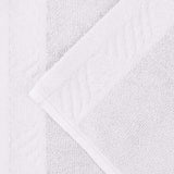 Basketweave Egyptian Cotton Solid 3 Piece Assorted Towel Set