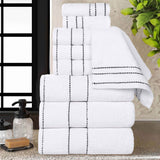 Niles Egyptian Giza Cotton Plush Heavyweight Soft 9 Piece Towel Set