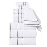 Niles Egyptian Giza Cotton Plush Heavyweight Soft 9 Piece Towel Set