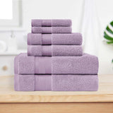 Turkish Cotton Highly Absorbent Solid 6 Piece Towel Set