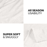 Alaska Diamond Fleece Plush Ultra-Soft Fluffy Blanket