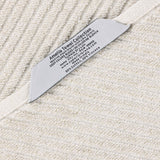 Amelia Cotton Blend Textured Diagonal Ribbed 9 Piece Towel Set