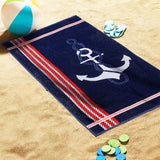 Anchor Cotton 4 Piece Oversized Beach Towel Set