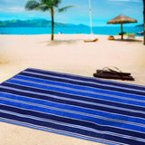Aquast Stripe Cotton Oversized 4 Piece Beach Towel Set