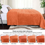 Arctic Boho Knit Jacquard Fleece Plush Medium Weight Fluffy Blanket