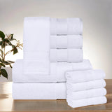 Aria Turkish Cotton Heavyweight Absorbent Solid 10 Piece Plush Towel Set