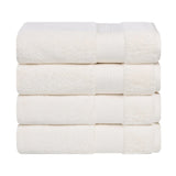 Aria Turkish Cotton Solid Heavyweight Plush Bath Towel Set of 4