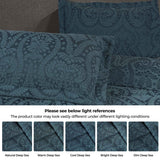 Aspen Cotton Blend Jacquard Floral Scalloped Edge Bedspread Set