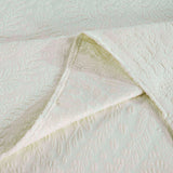 Aspen Cotton Blend Jacquard Floral Scalloped Edge Bedspread Set