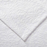 Aspen Cotton Blend Jacquard Floral Scalloped Edge Bedspread Set