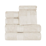 Atlas Cotton Plush Absorbent Heavyweight 6 Piece Towel Set