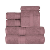 Atlas Cotton Plush Absorbent Heavyweight 6 Piece Towel Set