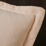 Basket Weave Matelasse Cotton Bedspread Set