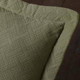 Basket Weave Matelasse Cotton Bedspread Set