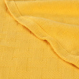 Basketweave Classic Farmhouse All-Season Cotton Blanket