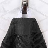 Basketweave Jacquard Egyptian Cotton Medium Weight Plush 3 Piece Towel Set