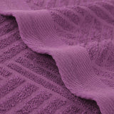 Basketweave Jacquard Egyptian Cotton Medium Weight Plush 3 Piece Towel Set