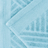 Basketweave Jacquard Egyptian Cotton Medium Weight Plush 3 Piece Towel Set