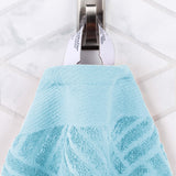 Basketweave Jacquard Egyptian Cotton Medium Weight Plush 3 Piece Towel Set