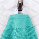 Basketweave Jacquard Egyptian Cotton Medium Weight Plush 3 Piece Towel Set