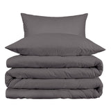 1000 Thread Count Cotton Blend Solid 3 Piece Duvet Cover Set
