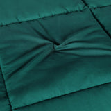 Brushed Microfiber Down Alternative Medium Weight Solid Comforter