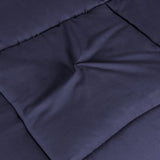 Brushed Microfiber Down Alternative Medium Weight Solid Comforter