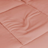 Brushed Microfiber Down Alternative Medium Weight Solid Comforter