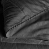 Brushed Microfiber Down Alternative Medium Weight Striped Comforter