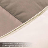 Brushed Microfiber Reversible Down Alternative Comforter