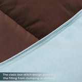 Brushed Microfiber Reversible Down Alternative Comforter