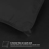 Brushed Microfiber Reversible Down Alternative Comforter