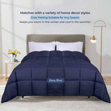 Brushed Microfiber Reversible Down Alternative Comforter