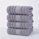 Soft Skin-Friendly Cotton Bath Towels | Pack of 4