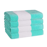 Cabana Stripe Oversized Cotton Beach Towel Set Of 2,4,6