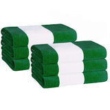 Cabana Stripe Oversized Cotton Beach Towel Set Of 2,4,6