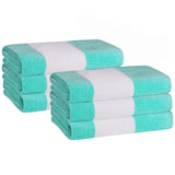 Cabana Stripe Oversized Cotton Beach Towel Set Of 2,4,6